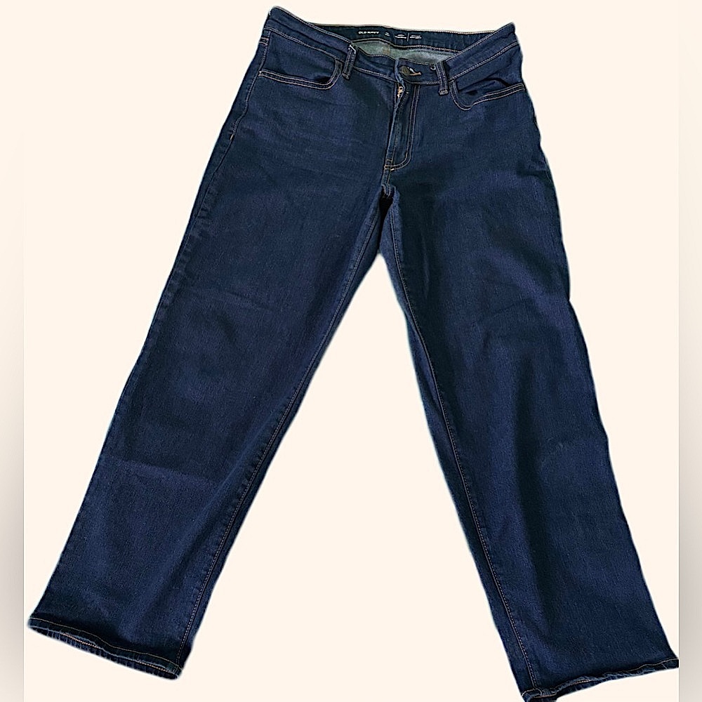 Old Navy • Dark Wash High-Rise Wow Loose Jeans